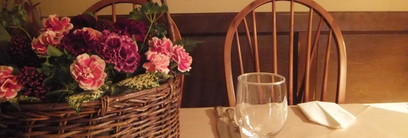 店内テーブル上